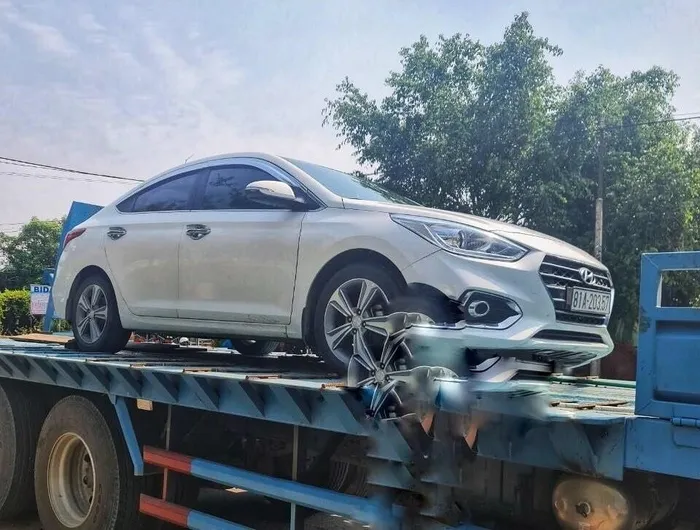 Xe tai nạn Hyundai BKS 81A20357